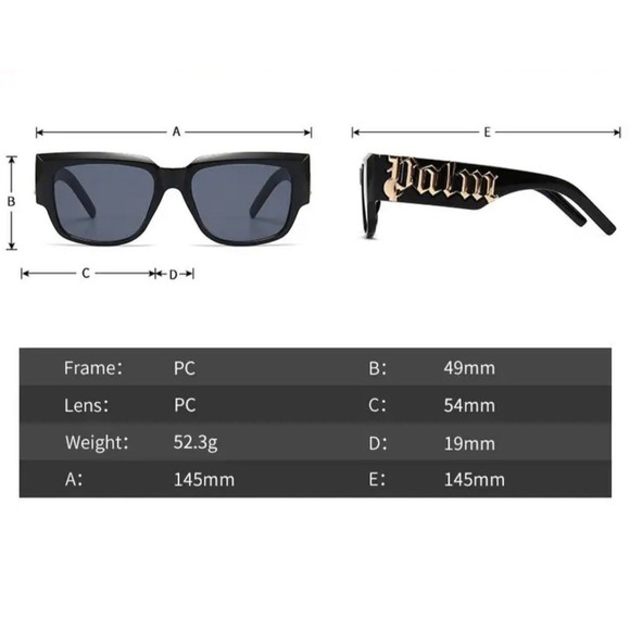 Designer Brand Sunglasses Men Women Square Luxury Fashion Retro Square Glasses - Picture 6 of 6